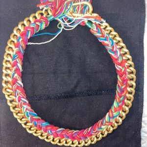 Bimba y Lola gold and multicolored chocker